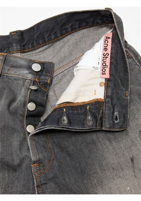 pantaloncini denim loose fit uomo neri ACNE STUDIOS | BE0173900
